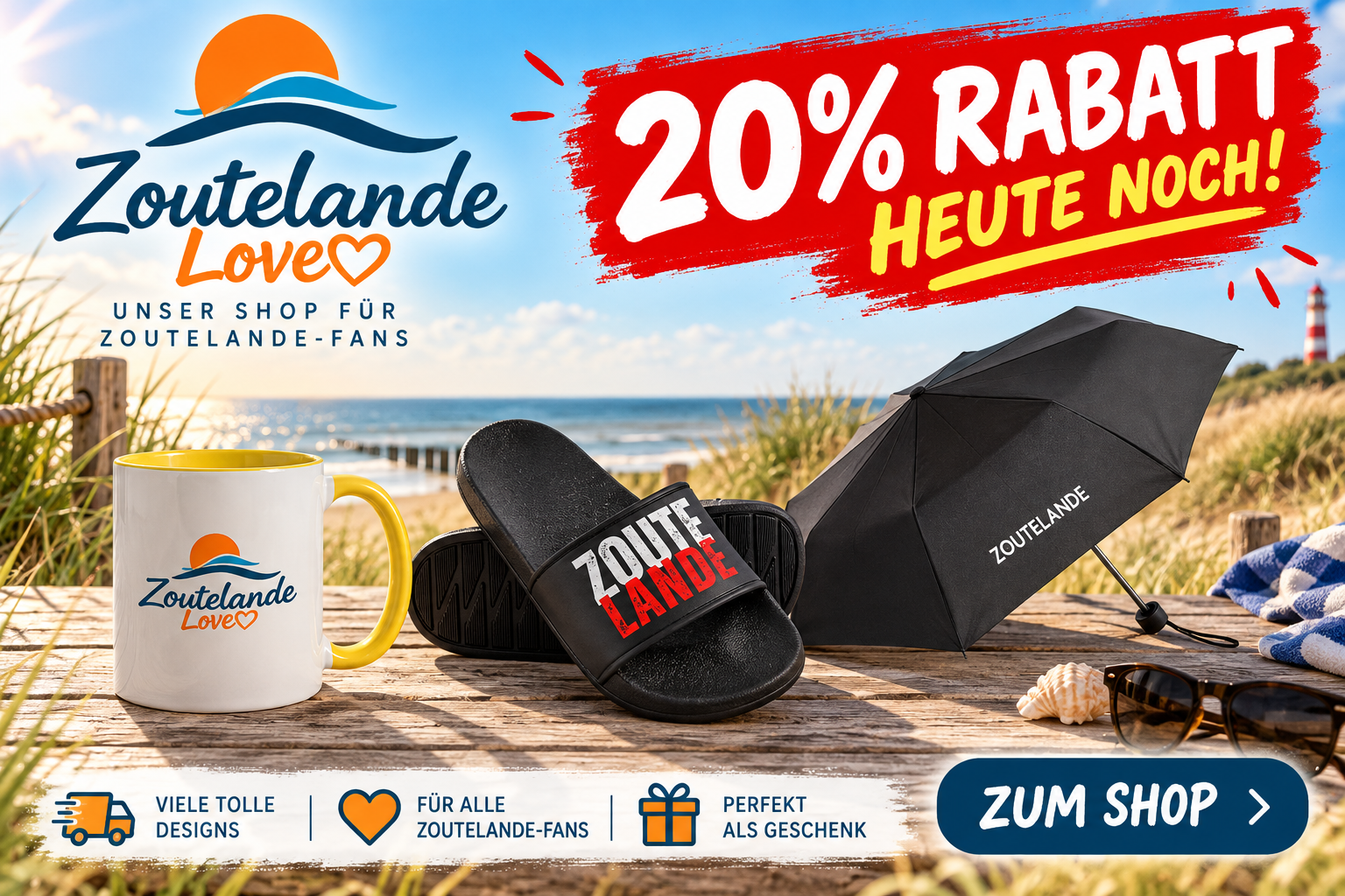 Zoutelande Love Shop – 20 Prozent Rabatt heute noch